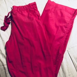 Pink adorable scrub pants!